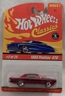 1965 Pontiac GTO Hot Wheels Classics 2005 Spectraflame Redlines Metal Chassis