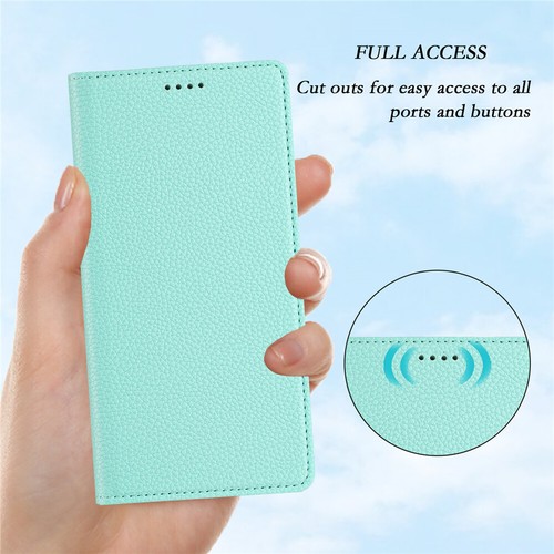 Magnetic Leather Case Wallet Flip Cover For iPhone 16e 16 15 14 13 12 11 Pro MAX - Picture 118 of 121