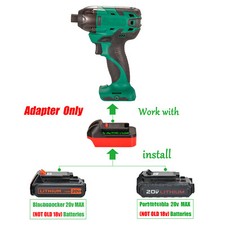 Adapter for Masterforce 20V Tool - Use for Porter Cable/Black Decker 20V Battery