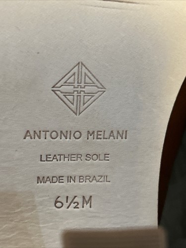Preowned Antonio Melani Peep Toe Brown Leather Heel Sandals Size 6 1/2 - Picture 8 of 19