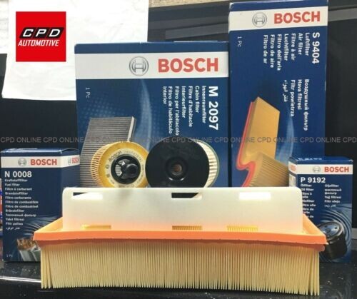 KIT DE PIEZAS DE SERVICIO FILTROS ACEITE+AIRE+CABINA BOSCH AUDI A3 TDI (8P) DIÉSEL 2005-2010 - Imagen 1 de 1