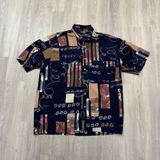 Vintage Callan Shirts Short Sleeved Button Up Shirt Mens Large Made in Australia