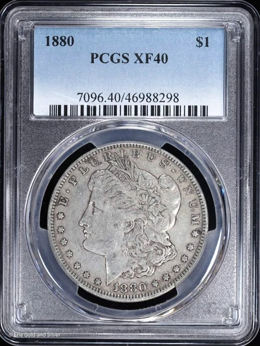 1880-P $1 Morgan Silver Dollar PCGS XF 40