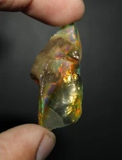 Natural Ethiopian Opal Rough, Big Opal, Loose Opal, Welo Fire Raw Opal 32.95 Cts