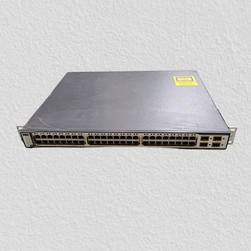 Cisco WS-C3750-48PS-S V05 48-Port PoE Managed Gigabit Switch - Enterprise-Grade - Image 2 of 2