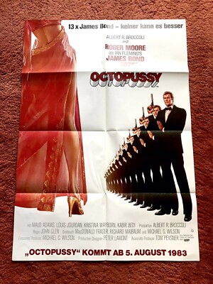 Octopussy Kinoplakat Poster A1, James Bond, 007, Roger Moore, Teaser