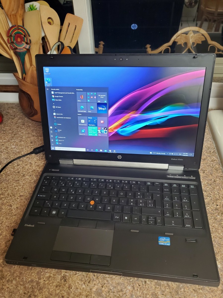 Hp EliteBook WORKSTATION 8560w 256GB SSD, 8GB, Windows 10, Core i7, 