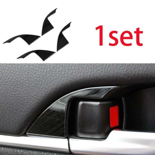 4PCS For Toyota Camry 2018-2023 Steel Black Inner Door Handle Bowl 4PCS For Toyota Camry 2018-2023 Steel Black Inner Door Handle Bowl
