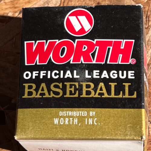 Worth Official League Baseballs x 16, NOS plus 7 insgesamt 24, Handschuh - Bild 4 von 15