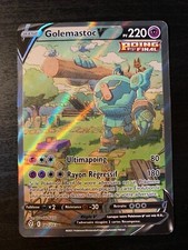 Carte Pokémon Golemastoc V 182/203 EB07 Epée Bouclier Evolution Céleste FR NEUF