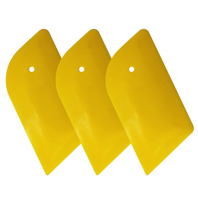 3pcs Window Sticker Decal Cleaning Squeegee Plastic Round Head for