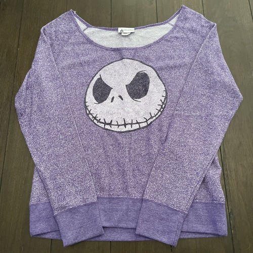 Disney Parks Nightmare Before Christmas Jack Skellington Sweatshirt Large