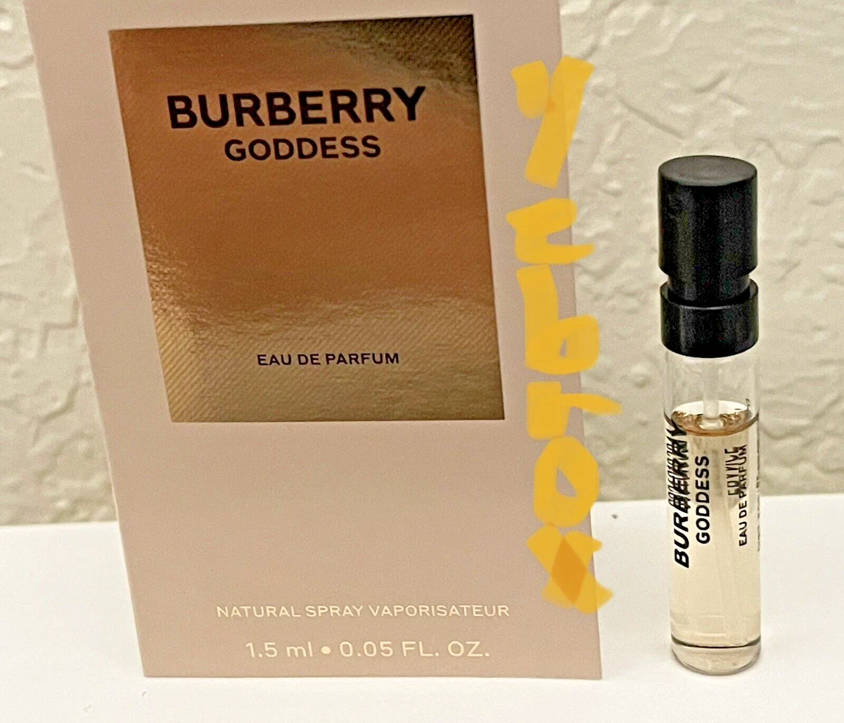 Burberry clearance perfume tester