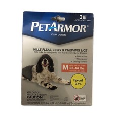PetArmor Flea  Tick Prevention for Dogs 23-44 lbs , 3 Treatments