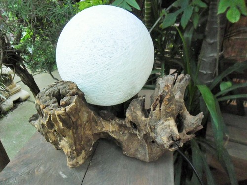 Abstract Driftwood Table Feature Lamp (one only) - Picture 8 of 12