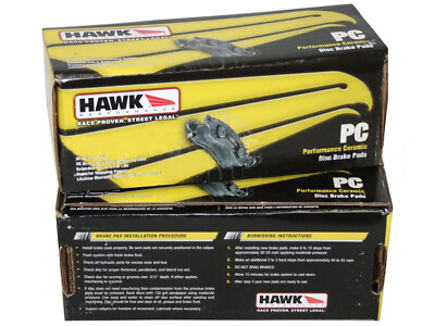 Hawk Ceramic Brake Pads (Front & Rear Set) for 08-15 Lancer Evolution EVO X