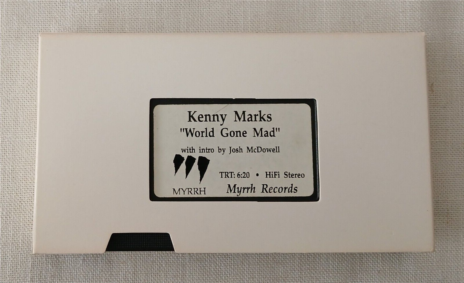 Kenny Marks promo VHS World Gone Mad (Myrrh Records) (90s Christian Rock/CCM)