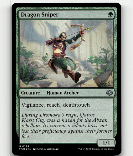 FOIL - MTG - Dragon Sniper #139 - Tarkir: Dragonstorm