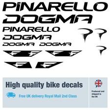 Decalcomanie Pinarello Dogma F (Nuovo Design), 5+ anni qualità esterna (confezione da 25)