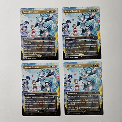 1x NM EN Song Of Creation Secret Lair Hatsune Miku Digital
