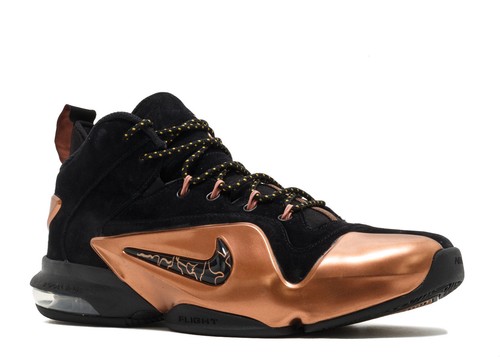 nike new zoom penny hardaway vi nba retro black/copper 749629