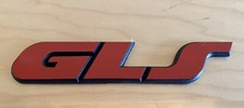 Insignia emblema trasero VW MK3 A3 92-99 GOLF JETTA GLS 1HM853675C OEM ROJO