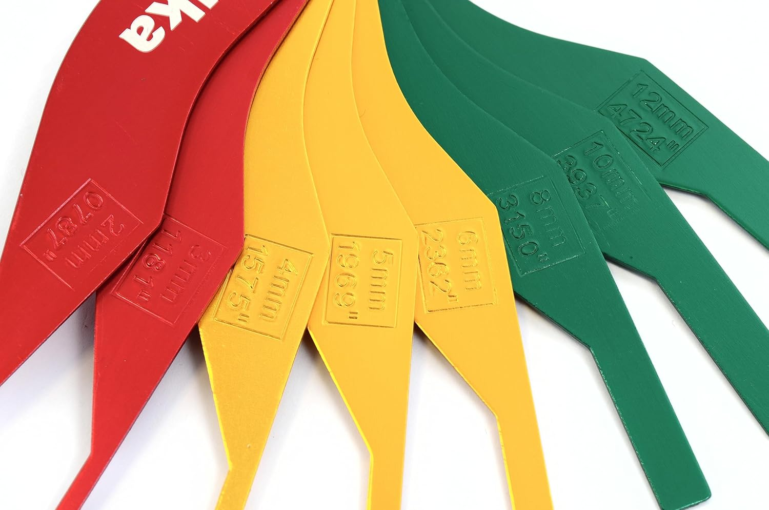 Hilka 12700108 Brake Pad Thickness Gauge, Set of 8 eBay