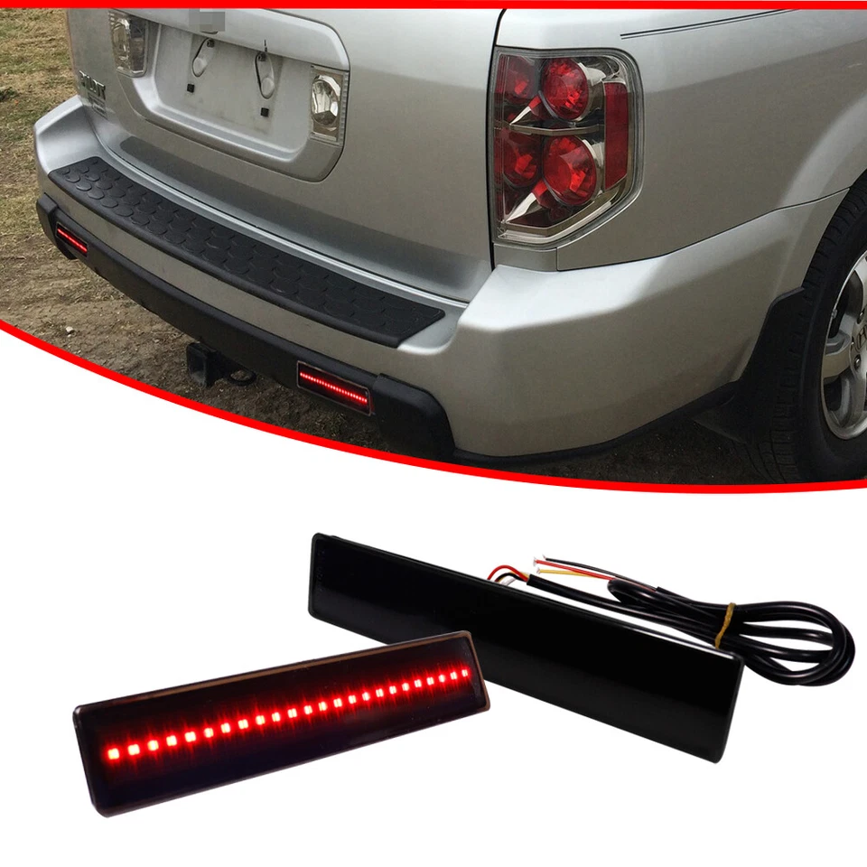 Luces de señal secuencial LED traseras reflector de humo para Honda Pilot 2006-2008 Foto 3 de 4