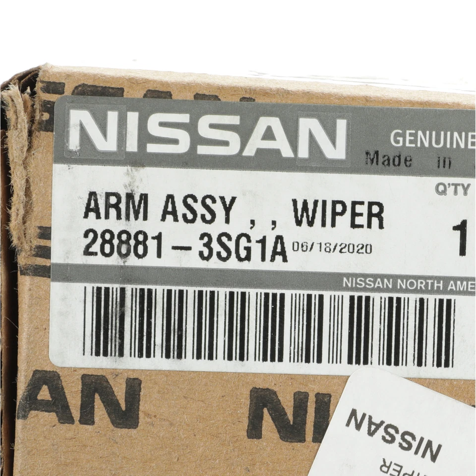Brazo limpiaparabrisas delantero izquierdo derecho Nissan Sentra 2015-2018 OEM 28881-3SG1A Foto 3 de 3