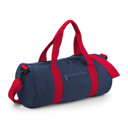 Plain BLUE ARMY GREEN RED PINK GREY Varsity Barrel Duffle Kit Bag (20 Litres) - Picture 12 of 16