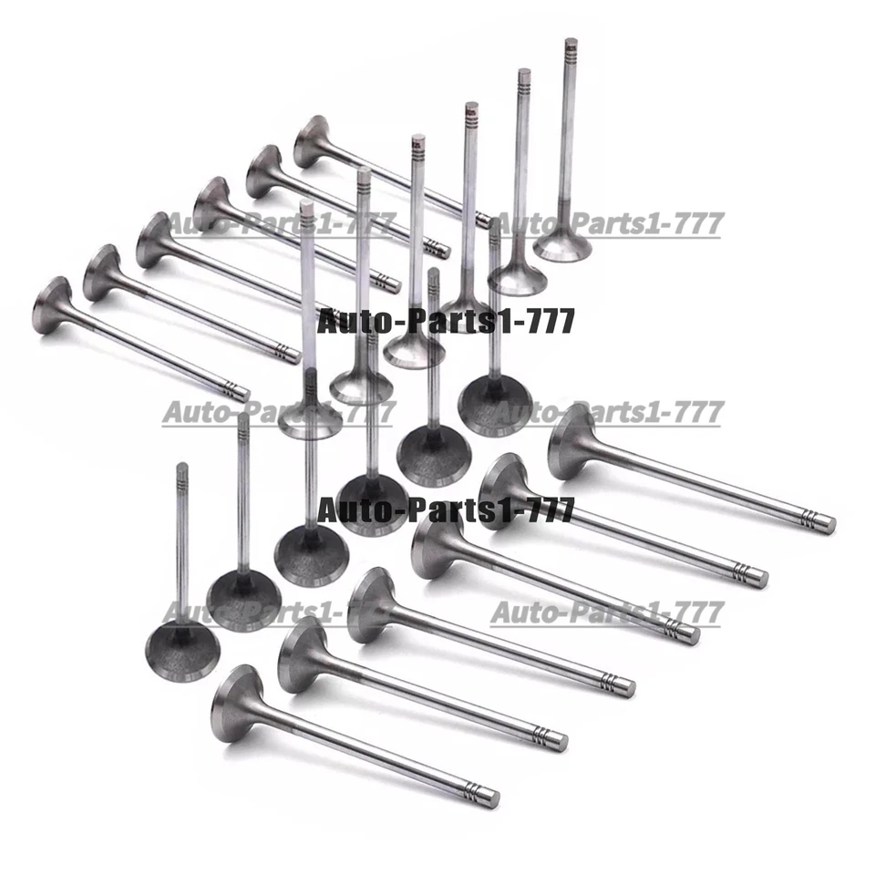 Juego de 24 válvulas de admisión y escape para Mercedes-Benz E280 C250 C300 2,5 3,0 L M272 Foto 4 de 4