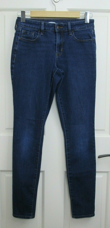 Old Navy Pop Icon Skinny Jeans Womens Size 2 27x29 Distressed Stretch 40-24328
