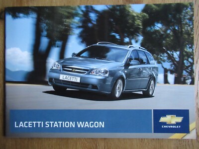 Chevrolet Lacetti Station Wagon (Estate) brochure 2009 (UK)