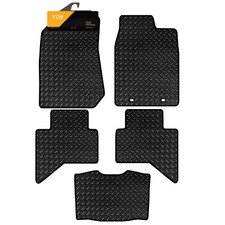 Fits Isuzu D-Max 2012-2019 Tailored 3MM Rubber Heavy Duty Car Floor Mats Black
