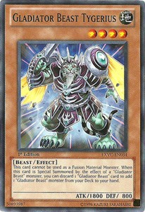 Gladiator Beast Tygerius - EXVC-EN034 - Common - Unlimited Edition x3 - Near Min