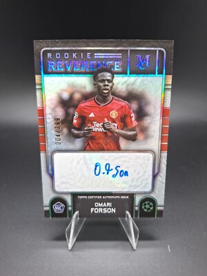 Topps Museum Omari Forson AUTO /299 Manchester United