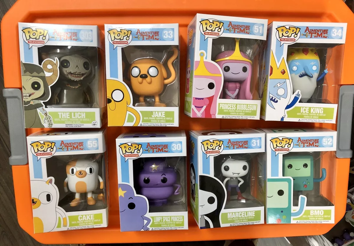 Funko Pop lsp pb jake lich ice king cake bmo Marceline Adventure Time Set eBay