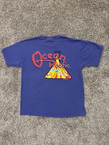 Vintage Single Stitch Ocean Pacific Shirt 1993 Men's L Tested and Proven - Picture 5 of 6