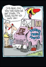 Old Work Van - Nobleworks Funny McCoy Bros Father's Day Card by Nobleworks