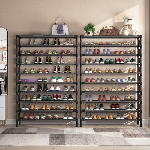 Scarpiera da ingresso indipendente 10 ripiani, 50 paia organizer per scarpe grande capacità - Foto 4 di 14