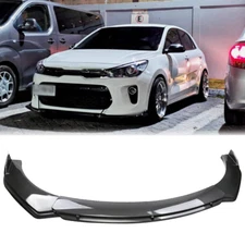 Front Bumper Lip Splitter Spoiler Body Kit Carbon Fiber For Kia Rio 2001-2022