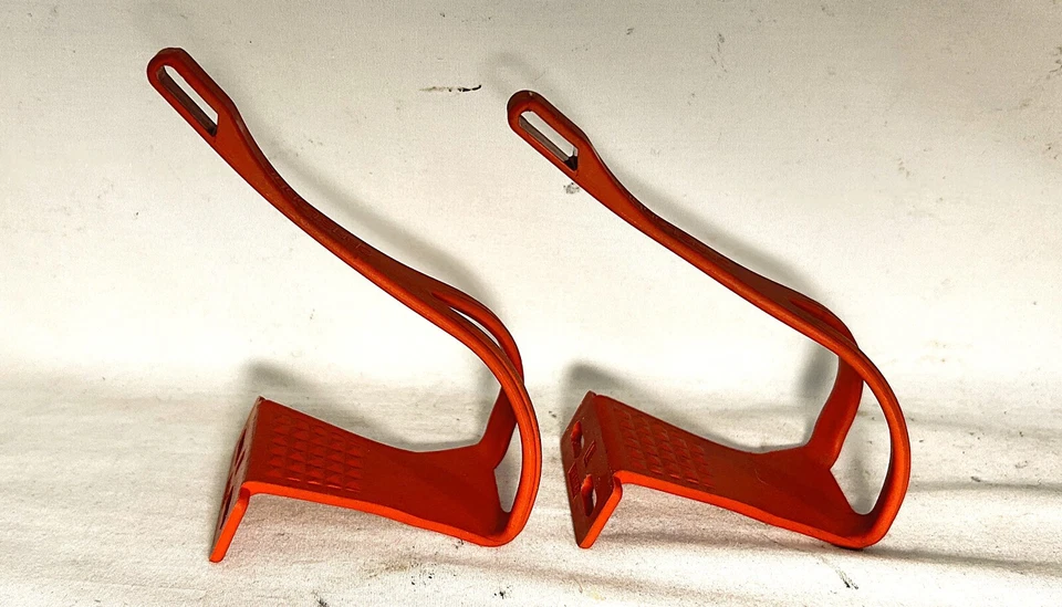 De colección ROJO Christophe Puntera Clips Plataforma Bicicleta de Carretera Pedales MTB Carrera Jaulas Planas Foto 4 de 4