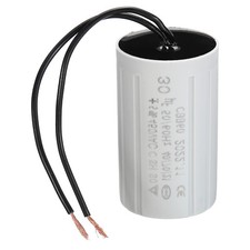 CBB60 30uF Motor Running Capacitor AC 450V 2 Wires 50/60Hz Cylinder 70x42mm