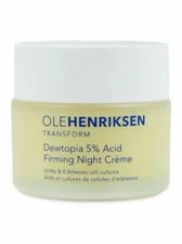 Ole  Henriksen Dewtopia 5% Acid Firming Night Cream 50 ml 1.7 oz New In Box