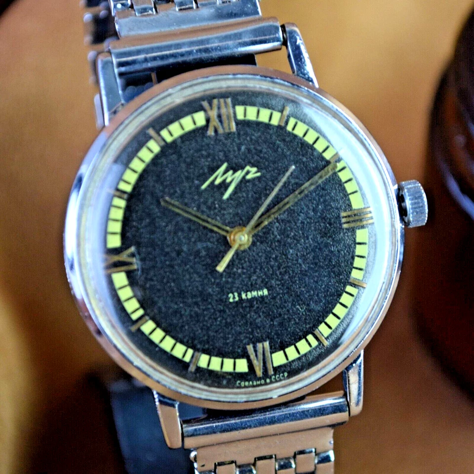 Rare Vintage Men's Watch Luch Soviet Wrist Watch 23 Jewels Cal. 2209 Serviced - Image 2 of 4