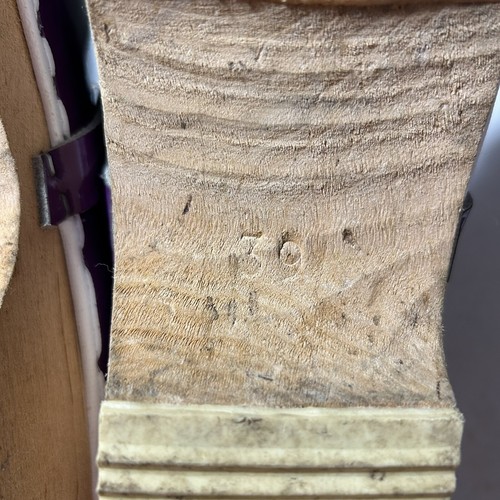 Zoccoli scarpe svedesi Svensk Fotriktig Tratoffel legno denim viola taglia 39-8,5 - Foto 6 di 6