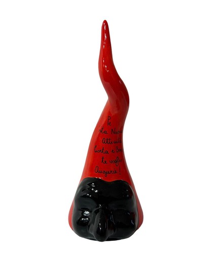 Cornetto portafortuna napoletano in ceramica fatto a mano-Corno portafortuna - Bild 8 von 91