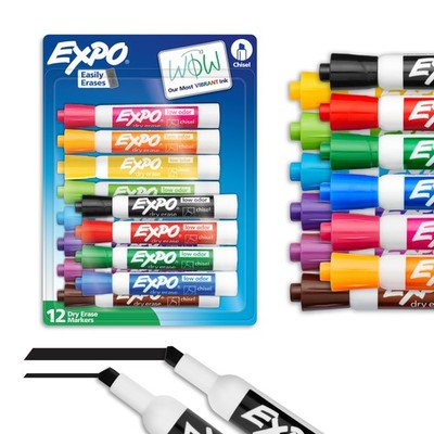 12 Count, Assorted (Black, Red, Blue, Green, Orange, Brown, Plum, Purple,...
