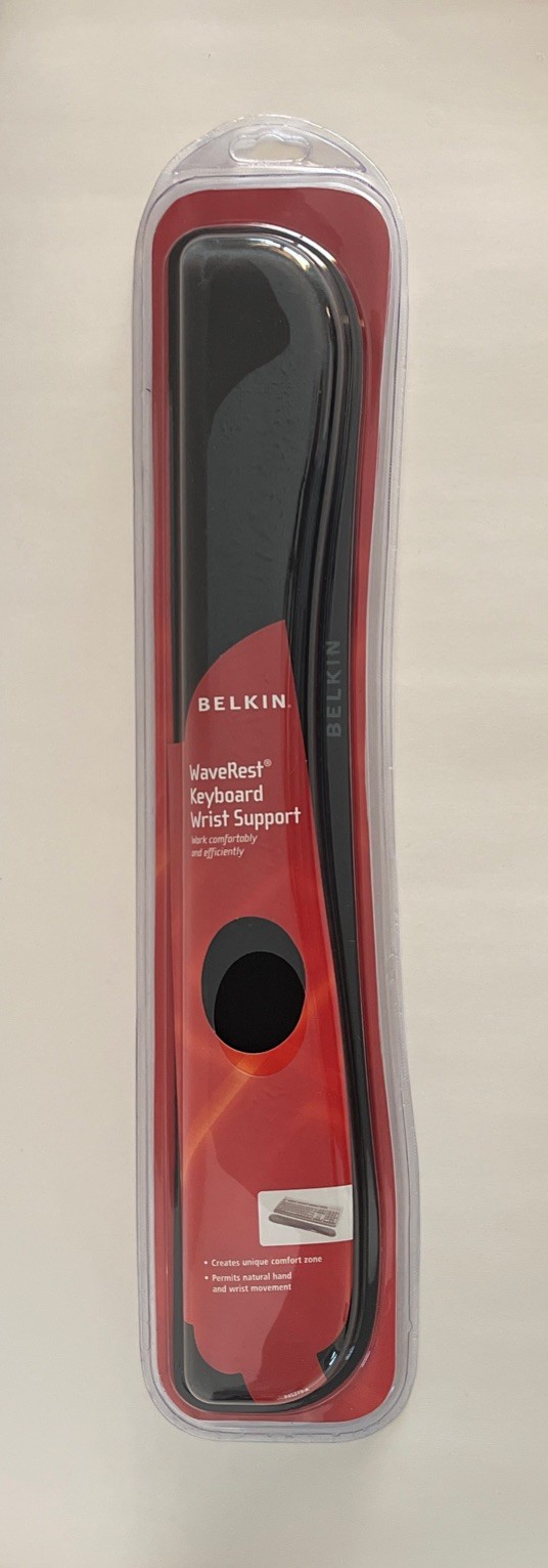 Belkin WaveRest Keyboard Wrist Support - Black F8E263-BLK - 