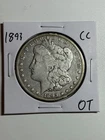 1893 CC Morgan Dollar Silver $1 Coin F Details Key Date CC